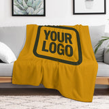 Custom Yellow Dark Olive Blanket