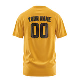 Custom Yellow Brown T-Shirt