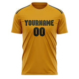 Custom Yellow Olive Soccer Jersey