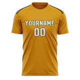 Custom Yellow Cream Soccer Jersey