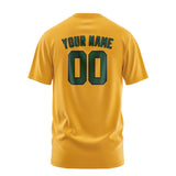 Custom Yellow Green T-Shirt