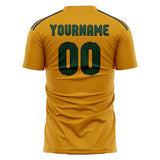 Custom Yellow Green Soccer Jersey
