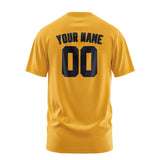 Custom Yellow Navy T-Shirt