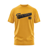 Custom Yellow Navy T-Shirt