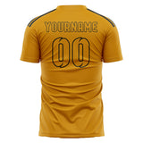 Custom Yellow Yellow Soccer Jersey