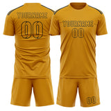 Custom Yellow Yellow Soccer Set