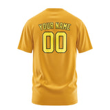 Custom Yellow Light Yellow T-Shirt