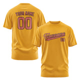 Custom Yellow Copper Rose T-Shirt