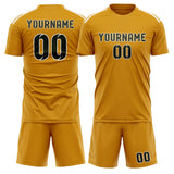 Custom Yellow Olive Soccer Set