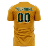 Custom Yellow Green Soccer Jersey