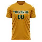 Custom Yellow Green Soccer Jersey