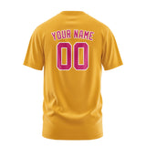 Custom Yellow Pink T-Shirt