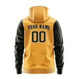 Custom Yellow Olive Hoodie 1919020219B31802