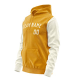 Custom Yellow Cream Hoodie 1919030319B31803