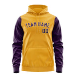 Custom Yellow Purple Hoodie 1919070719B31807