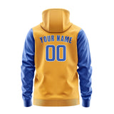 Custom Yellow Sky Blue Hoodie 1919090919B31809