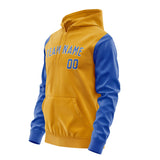 Custom Yellow Sky Blue Hoodie 1919090919B31809