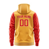 Custom Yellow Orange Red Hoodie 1919121219B31812