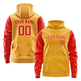 Custom Yellow Orange Red Hoodie