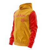 Custom Yellow Orange Red Hoodie 1919121219B31812