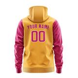 Custom Yellow Pink Hoodie 1919131319B31813