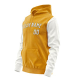 Custom Yellow White Hoodie 1919181819B31718