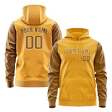 Custom Yellow Khaki Hoodie