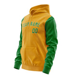 Custom Yellow Emerald Green Hoodie 1919242419B31824