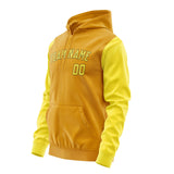 Custom Yellow Light Yellow Hoodie 1919262619B31726