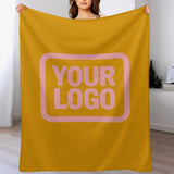Custom Yellow Pink Blanket
