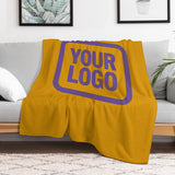 Custom Yellow Lavender Blanket