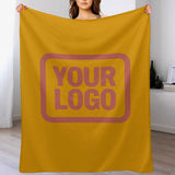 Custom Yellow Copper Rose Blanket