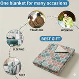 Blanket for Son Gifts, “Merry Christmas Trees”, From Parents, Christmas Birthday Holiday, Inspirational