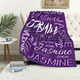 Blanket for Daughter Gifts - Jasmine - From Parents, Birthday, Christmas, Everyday Encouragement, Inspirational