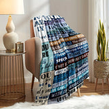 Gifts for Husband Blanket - Special You Are to Me - From Wife, Birthday, Christmas, Everyday Encouragement, Inspirational Motivational