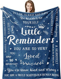 Blanket for Son Gifts, "Thank you for being a blessing in my life", From Mom Dad, Birthday Christmas Graduation, Inspirational
