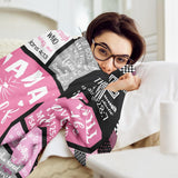 Blanket for Son Gifts, “I Am a Child of God”, From Mom Dad, Birthday Christmas Graduation Everyday Encouragement, Inspirational Motivational