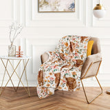 Gifts for Daughter Blanket, “You Are Wild and Free”, From Mom Dad, Birthday, Christmas, Graduation, Inspirational Motivational