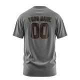 Custom Dark Grey Brown T-Shirt