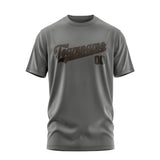Custom Dark Grey Brown T-Shirt
