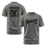 Custom Dark Grey Olive T-Shirt