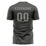 Custom Dark Grey Gray Soccer Jersey