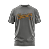 Custom Dark Grey Khaki T-Shirt