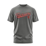 Custom Dark Grey Copper Rose T-Shirt