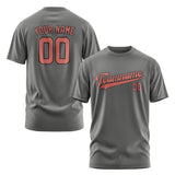 Custom Dark Grey Copper Rose T-Shirt