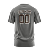 Custom Dark Grey Brown T-Shirt
