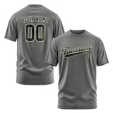 Custom Dark Grey Olive T-Shirt