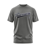 Custom Dark Grey Navy T-Shirt