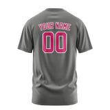 Custom Dark Grey Pink T-Shirt