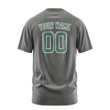 Custom Dark Grey Blue Green T-Shirt